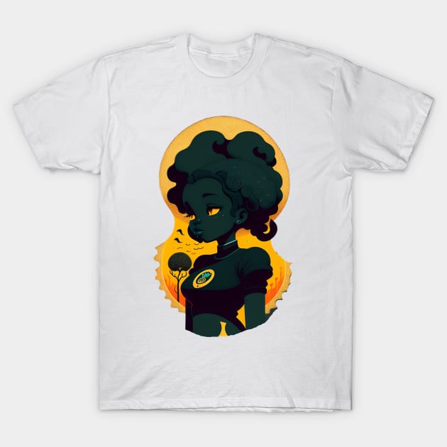 Darkness of the Trees T-Shirt by AnimeBlaque